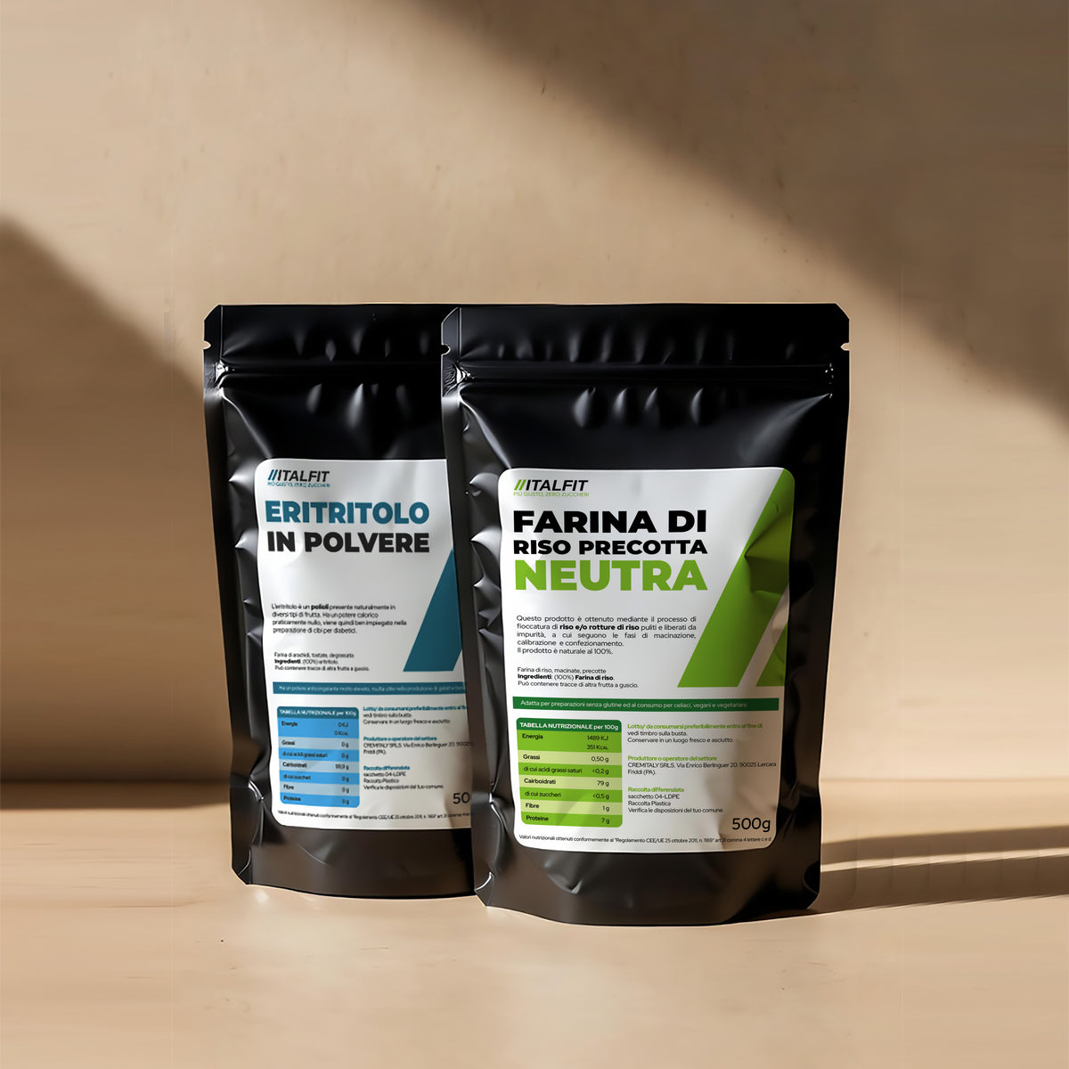 CREMA DI RISO (500G ) + ERITRITOLO (500G)