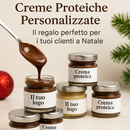 Box 175 Mini Vasetti di creme Proteiche Personalizzati – Idea Regalo per i tuoi clienti