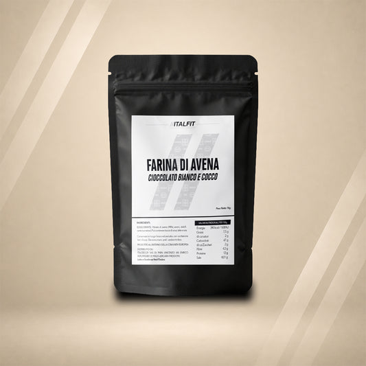 Farina di Avena Cioccolato Bianco e Cocco 1KG
