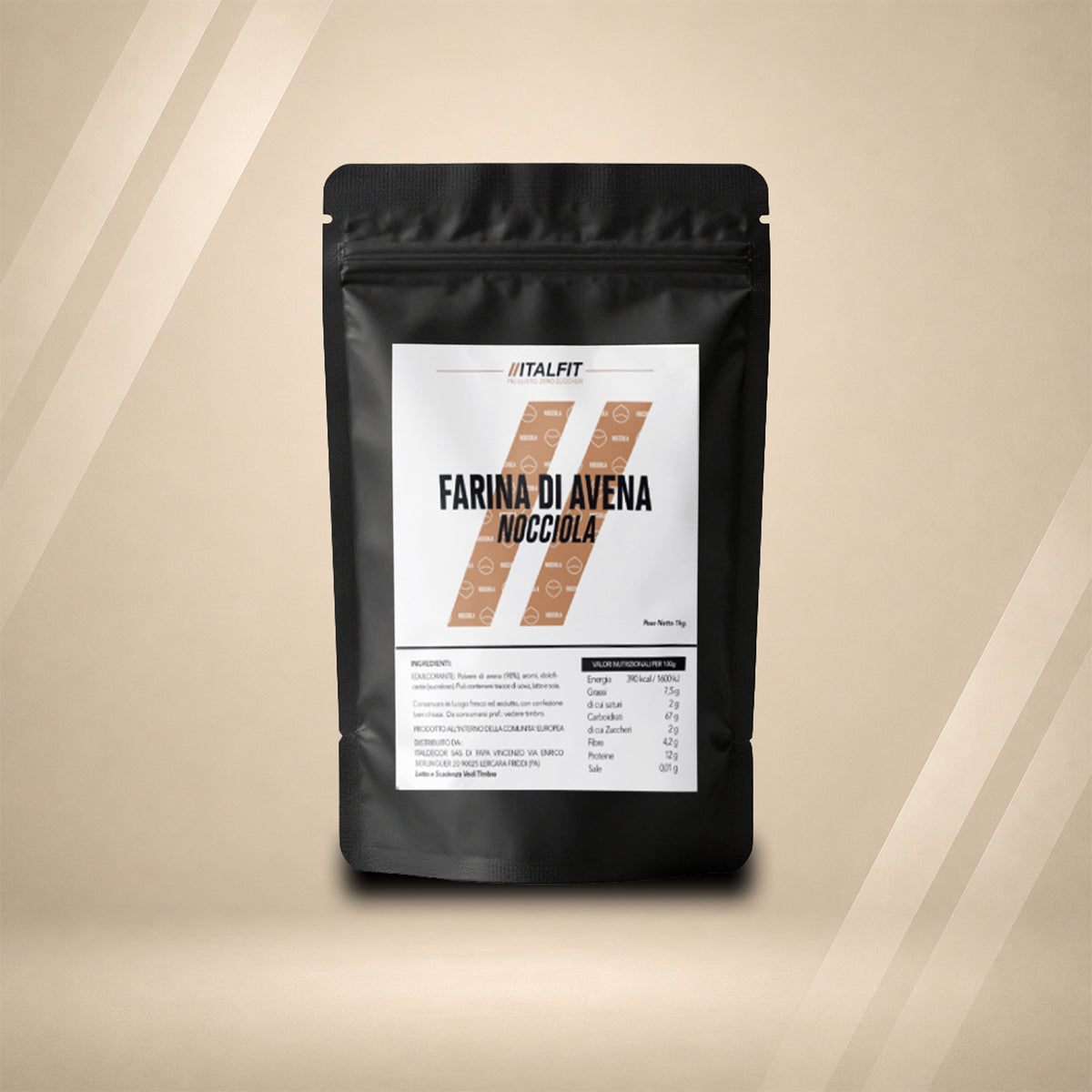 Hazelnut Flavored Oat Flour
