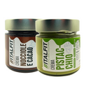 BOX 2 GUSTI PISTACCHIO + NOCCIOLE E CACAO 200g X 2